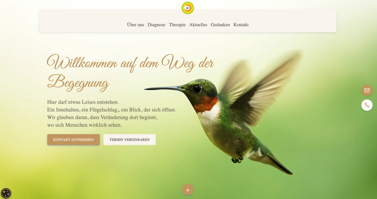 Praxis für Kinder- und Jugendpsychiatrie Regensburg – Screenshot